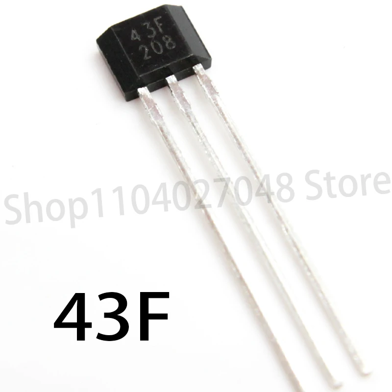 5PCS Brand new 43F 43AF SS443F DH43F YS43F Hall sensor SS43F SS443A Direct plug TO92