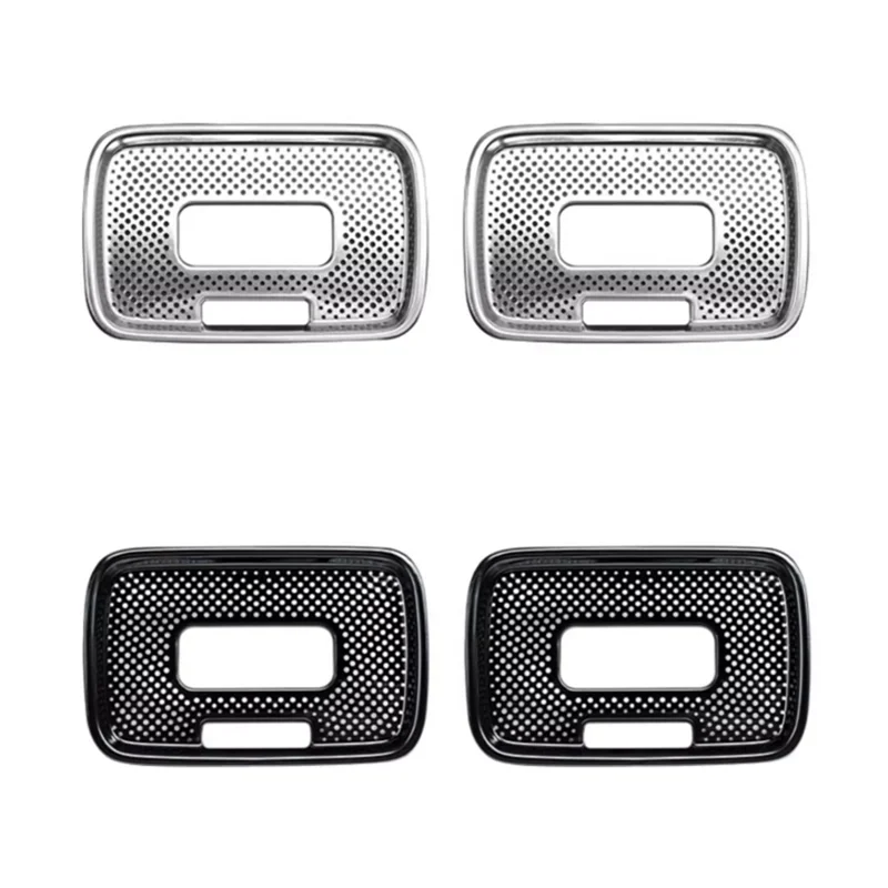 For Mercedes Benz GLE GLS Class AMG W167 V167 Coupe C167 X167 2020-26 Stainless Steel Car Central Control Air Outlet Trim Cover view 5