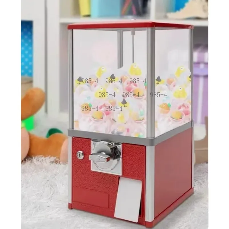 Metal And ABS Construction Candy Machine Dispenser Toy Vending Machine For Game Stores Retail Use
