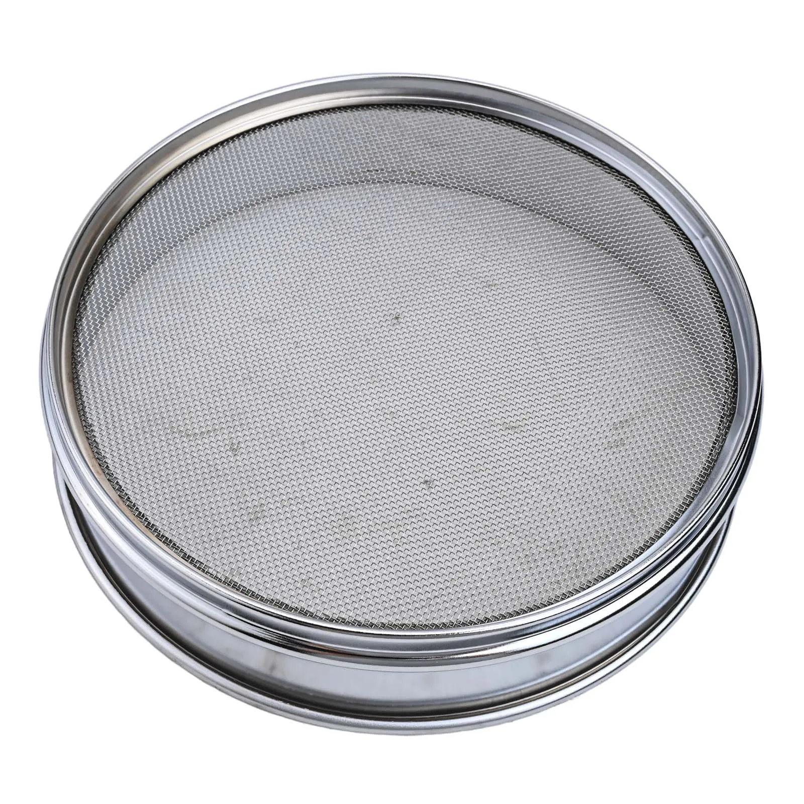 Reliable 10100 Mesh Stainless Steel Standard Test Sieve 20cm Diameter Chrome plated Frame for Zinc and Metal Ash