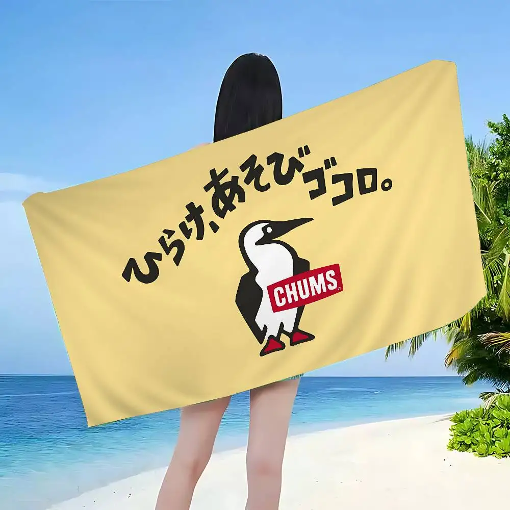 Brand C-Chums Microfiber Printed Beach Towel Mountain Climbing Yoga Beach Swimming Running Absorbent Soft Towel