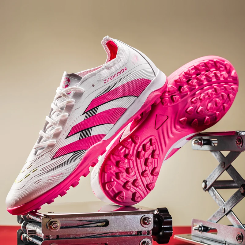 

Indoor Men Football Shoes Fast Society Cleats Soccer Shoes TF/FG Grass Training Football Field Boots Outdoor Sneaker Non Slip
