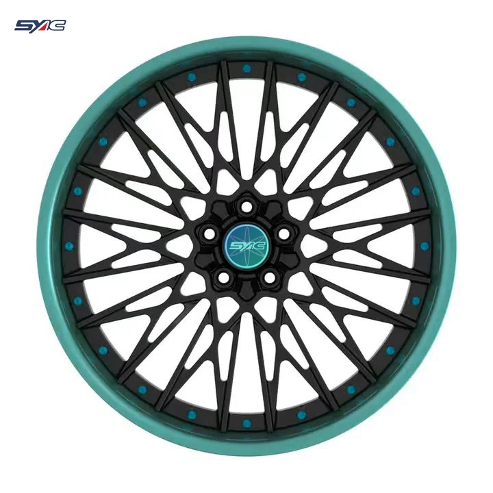 SYAC Hot Selling 2-Piece 18-24 Inch  Forged Deep Concave High-performance Alloy Aluminum Passenger Vehicle Wheel Hubs