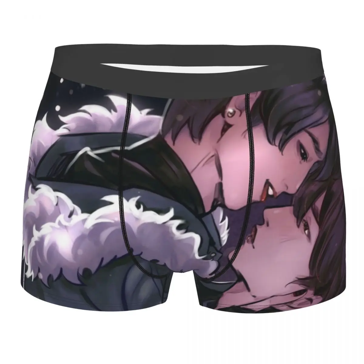 

Мужские трусы-боксеры Minsung Music Singer с 3D-принтом, эластичные, стрейчевые