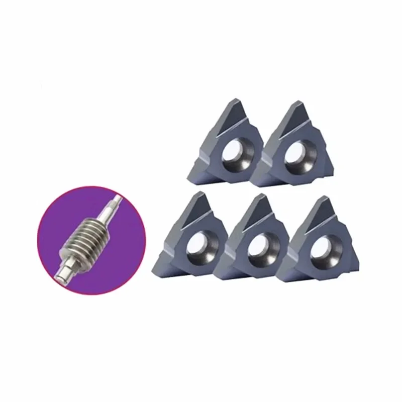 

5PCS 10Pcs Worm Thread CNC Carbide Inserts 40 Degree M0.4 M0.5 M1 M1.25 M1.75 M2 M2.25 M3 M3.5 M4 M5 M6 Milling Cutter Blades