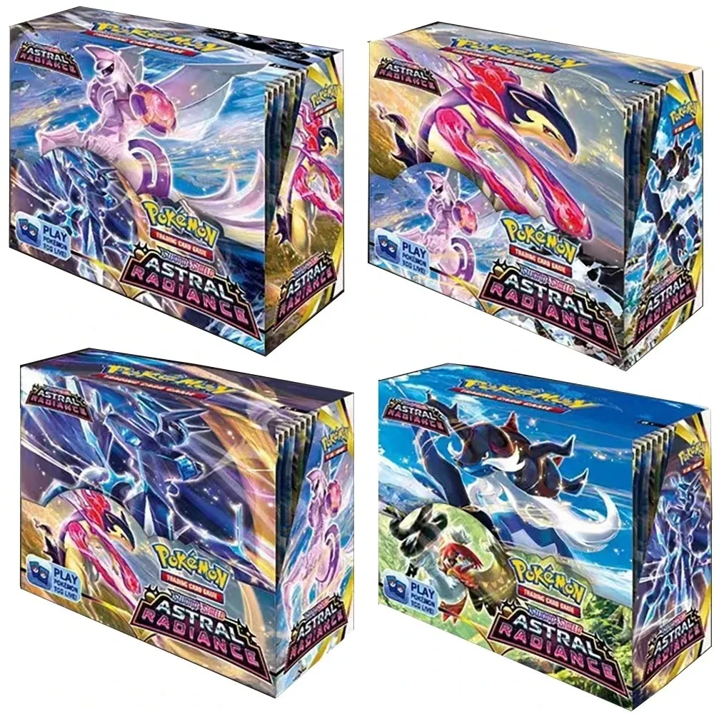 360PCS Francese Pokémon TCG: Ecarlet & Violet Radiance Origine Perdue Booster Box Pokemon Gioco Battaglia Traccia Carta Giocattolo Regalo
