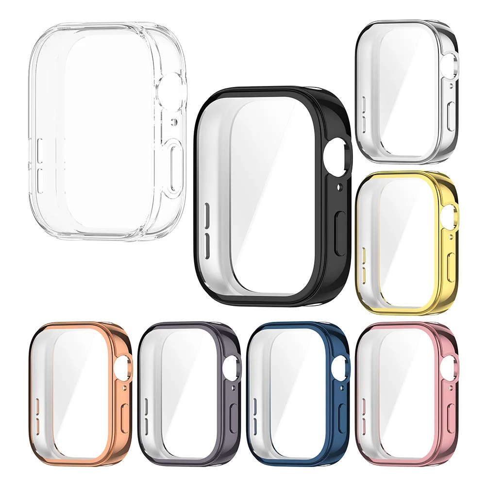 TPU Case Soft All-Around Coverage Screen Protector Full Bumper Protective Cover Smart Watch Case for Huawei Watch Fit 3