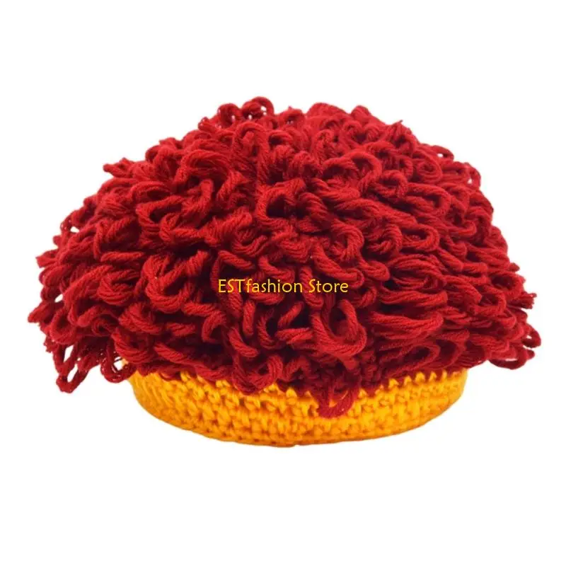 Y5GC Funny Faux Winter Hat For Children Machine Washable Stretchy Fit Essential