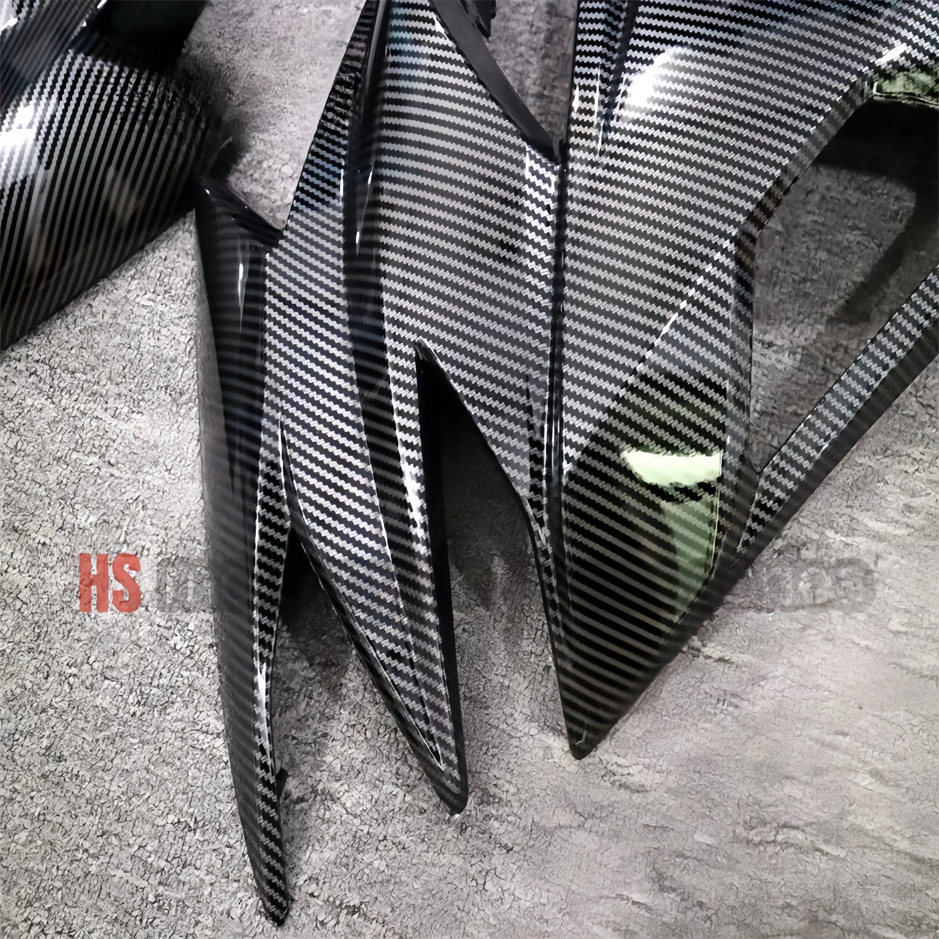 for Kawasaki Ninja 650 2020 2021 2022 2023 motorcycle fairing accessories front upper side panel cover abs body decoration kit