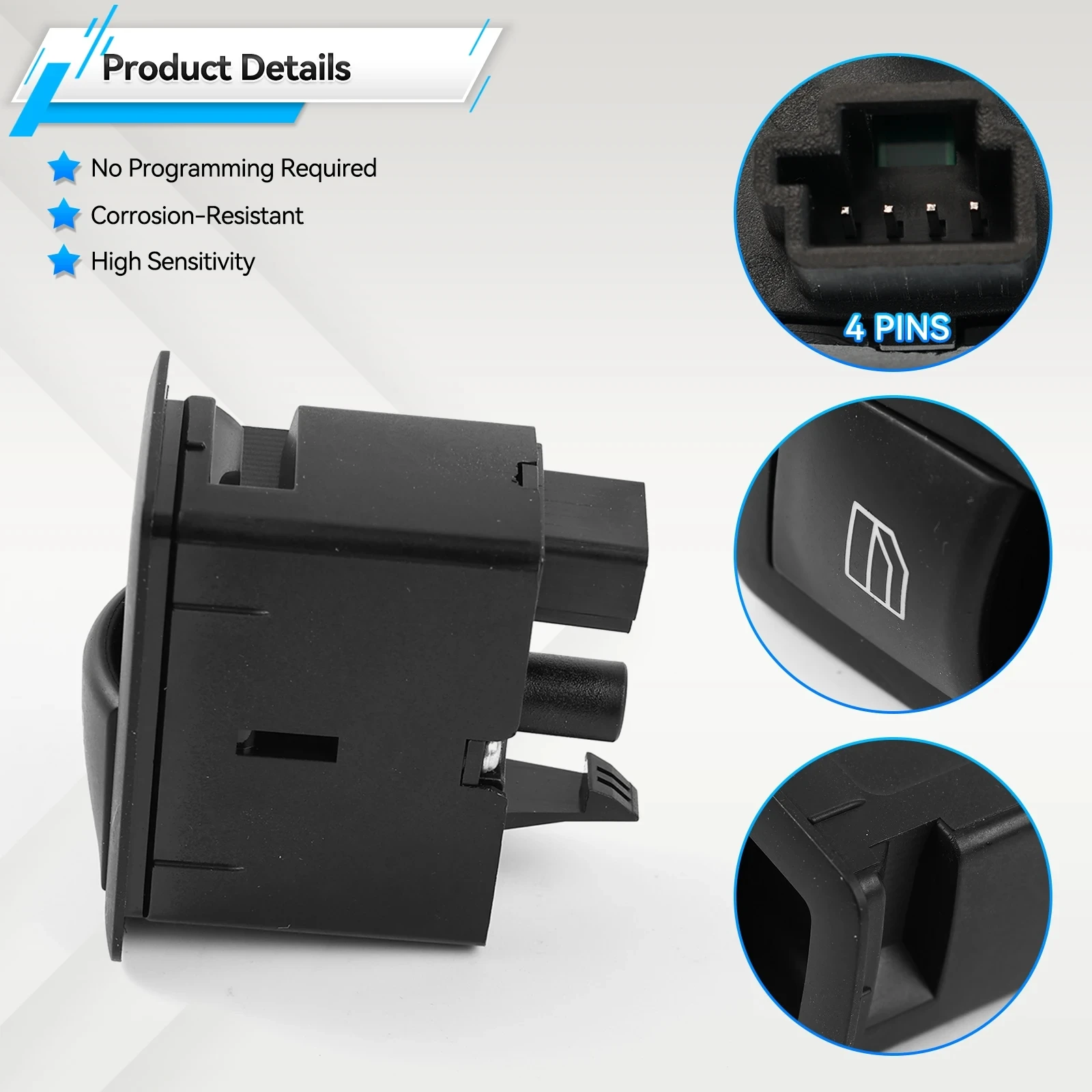 Passenger Car Electric Power Window Switch Master A2518200510 For Mercedes A B ML GL R Class W251 W169 W245 X164 W164 2518200510