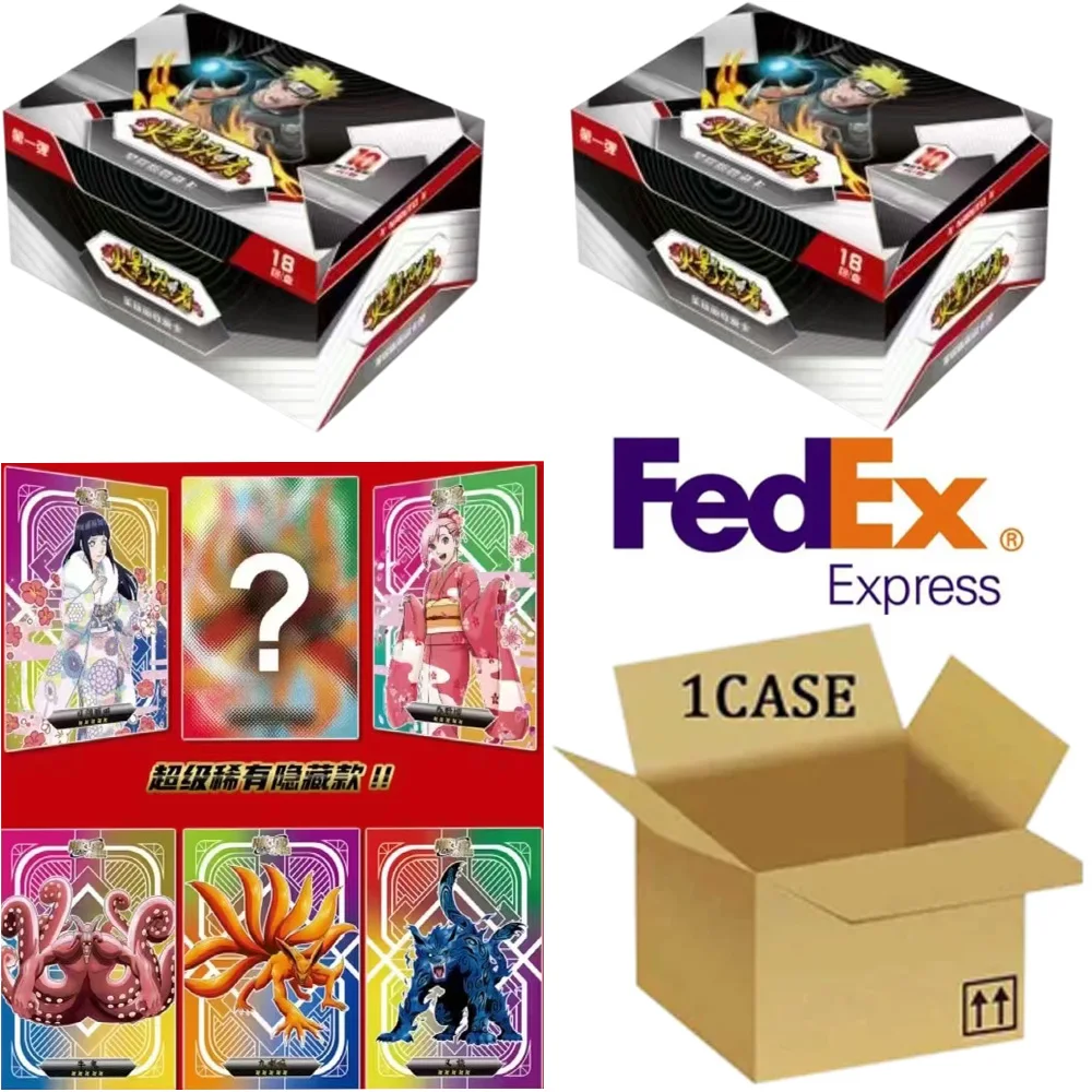 Wholesale Naruto Cards Booster Collection Card Uzumaki Sasuke Ninja Game Rare Cards Box Flash Cards Toys Children Christmas Gift