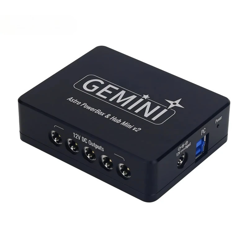 Gemini NEW Mini V2 Hub Astronomy Power Box USB3.1 High Speed Readout Output Astronomical Power Management Box