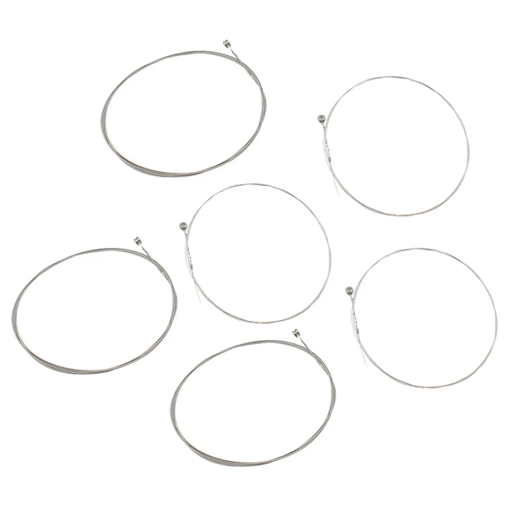 

Optimal Sound Quality Electric Guitar Strings 6Pcs Nickel Alloy Wound Replacement Guitar Accessory Metal Strings