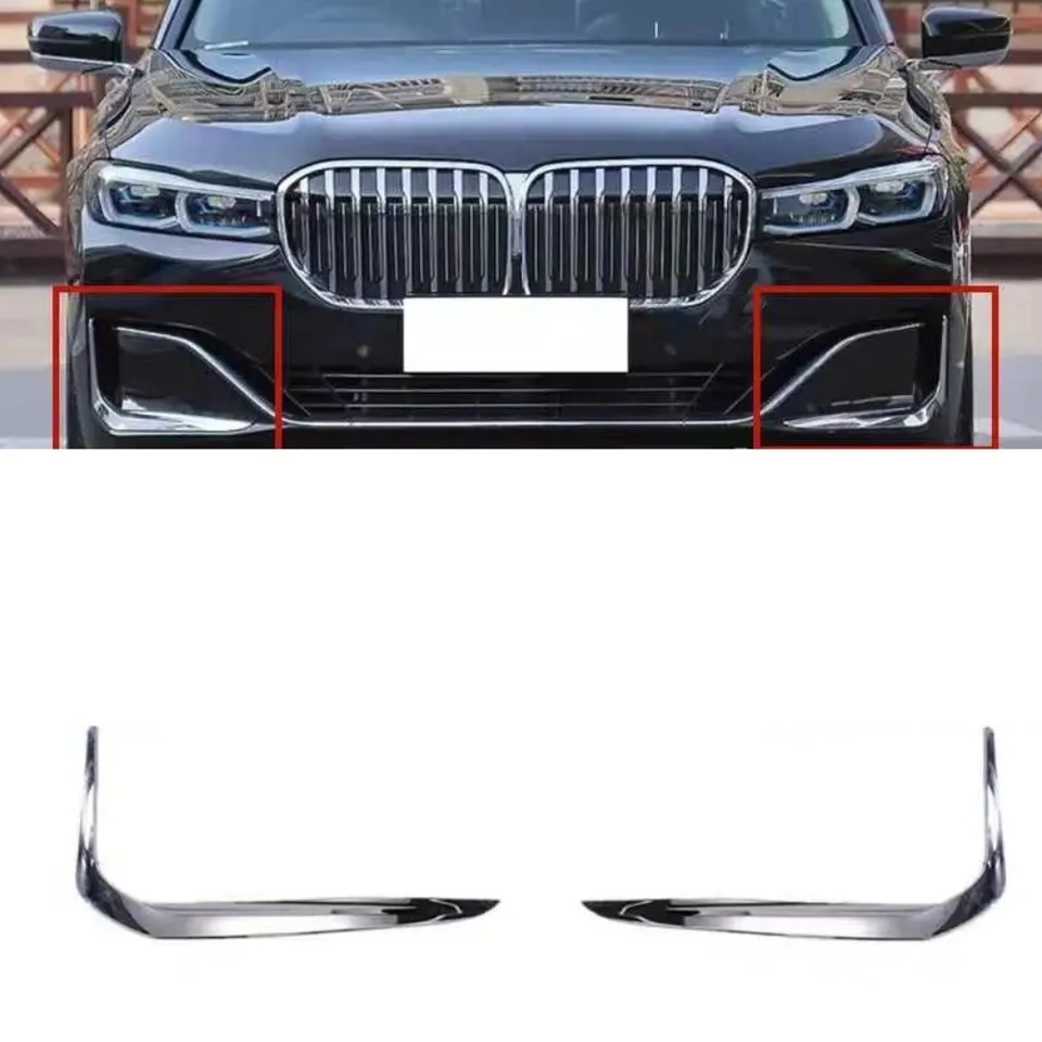 Front bumper trim strip For BMW 7 Series G12 730Li 740 750 2019
