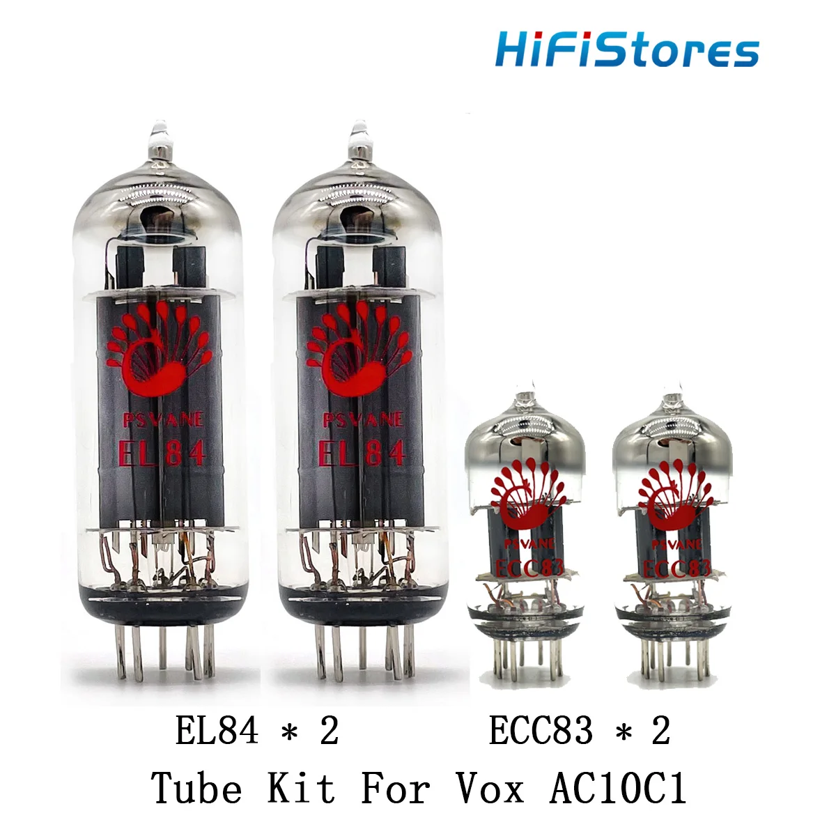 Replacement Valve Guitar Tube Kit For Vox AC10C1 Amplifier ECC83 EL84 2PCS Audio Vacuum Electronic Tube Guitar AMP Cabinet