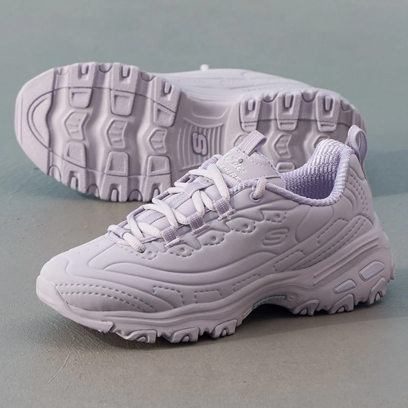 Женские кроссовки Skechers, модные кроссовки в стиле Dad Shoes, кроссовки Panda, удобная износостойкая повседневная обув