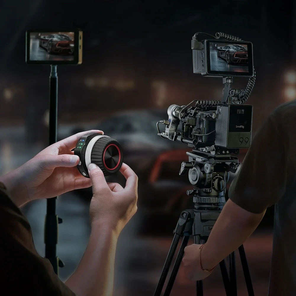 SmallRig-sistema de Control de lente de enfoque de seguimiento inalámbrico, controlador de rueda de Motor para cine de alto amortiguación y lente de Zoom 4296B