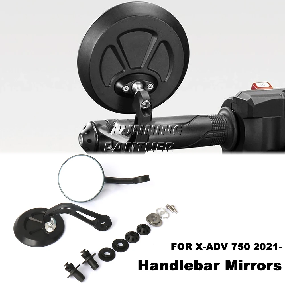 New Rear View Mirror Cycling Clear Reflector Handlebar Left Right Mirror For Honda X-ADV 750 X-ADV750 XADV 750 2021-2024