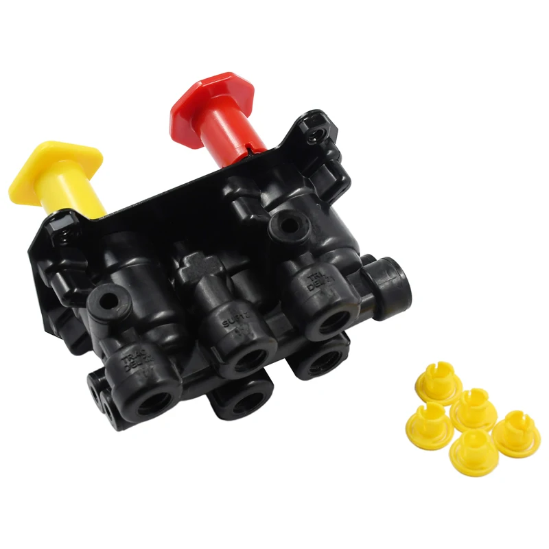 Válvula de Control de Freno de Aire MV3 Dash 800519 065186 Compatible con Freightliner, Compatible con Kenworth, Compatible con Peterbilt