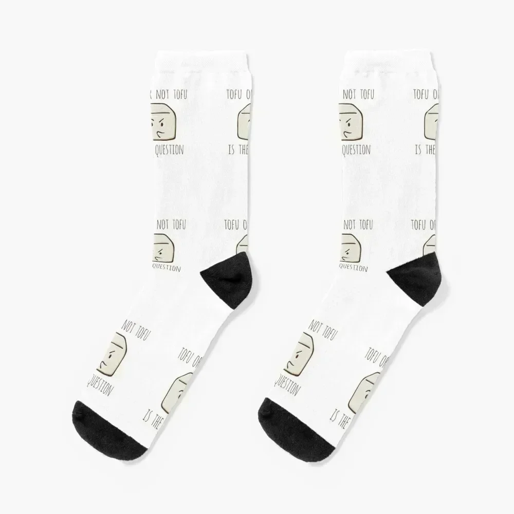 

Tofu Or Not Tofu Is The Question Socks colored gift Wholesale Socks For Girls Men's
