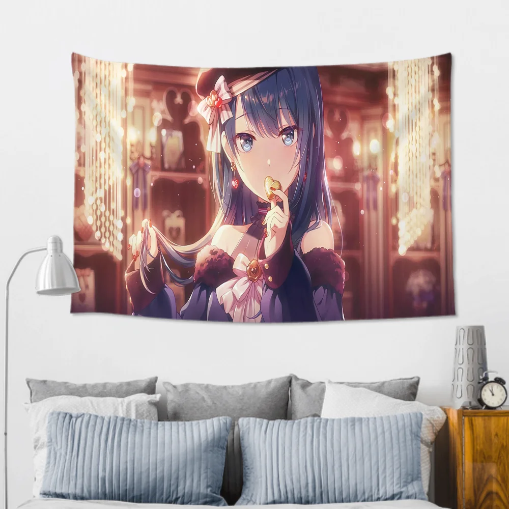 Kiritani Haruka لعبة الرسوم المتحركة مشروع Sekai نسيج غرفة ديكور قماش صوفي حفلة معلقة خلفية غرفة ديكور غرفة الطفل