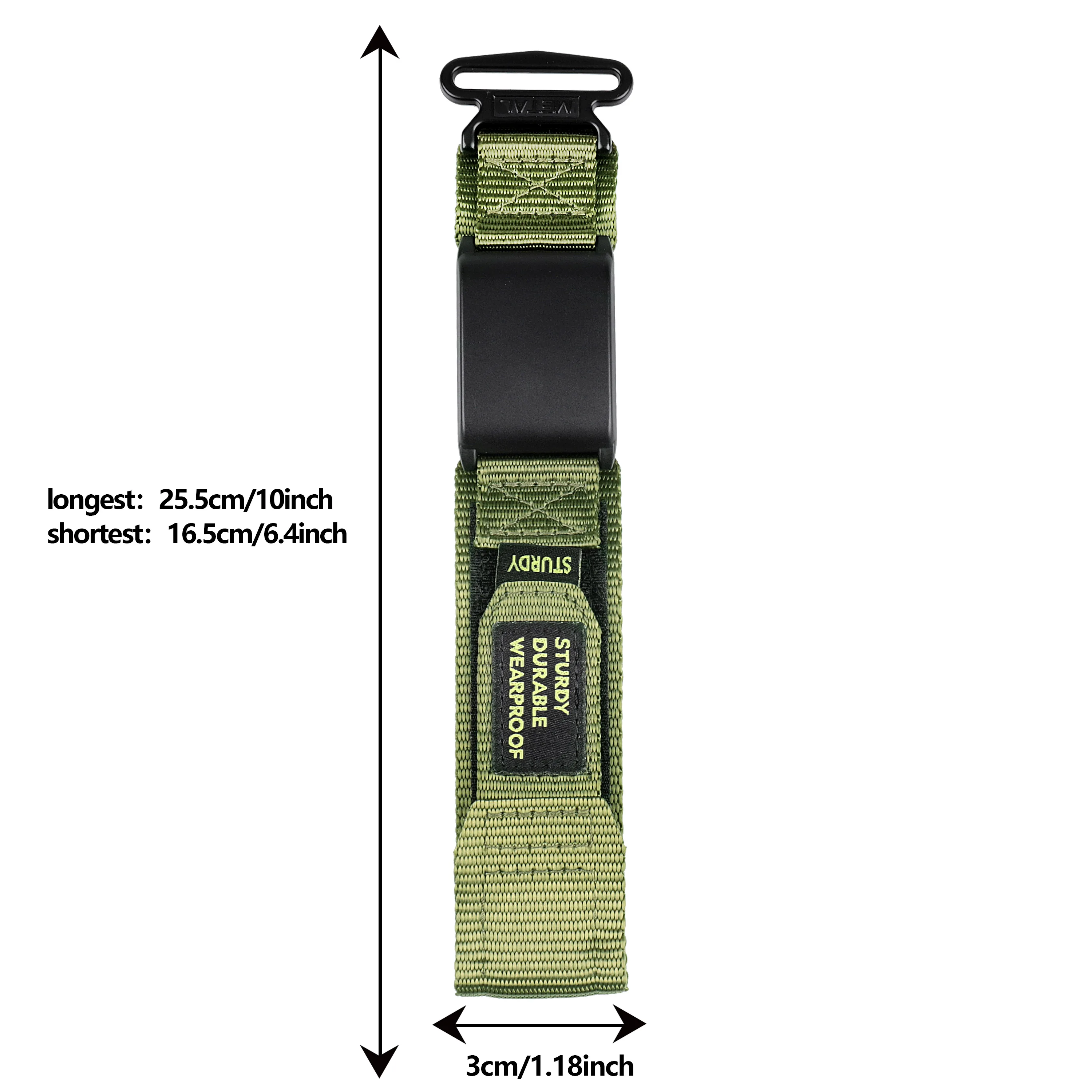 استبدال حزام تتبع اللياقة البدنية متوافق مع سوار Whoop 4/3 من النايلون الخارجي WHOOP5.0 بإبزيم نايلون قابل للتنفس