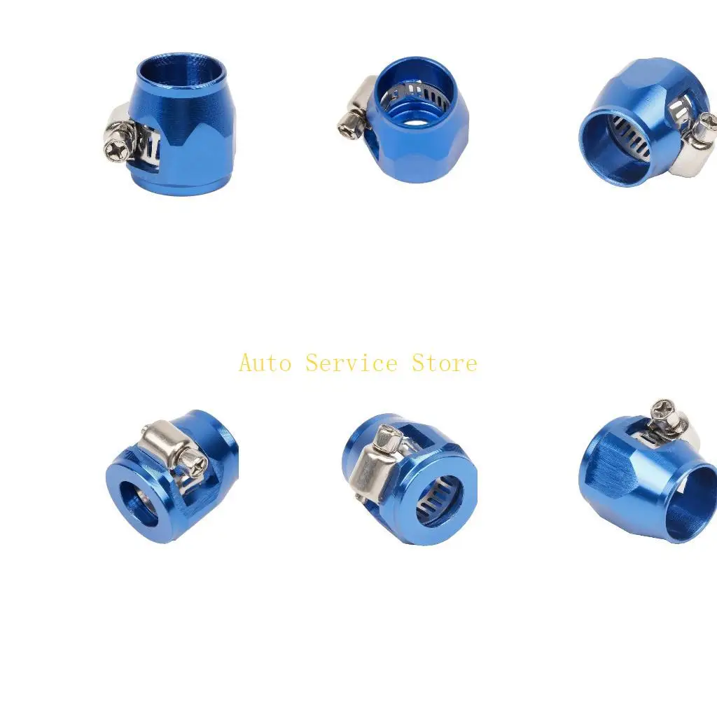 

462A Hose Finisher Hose Pipe Clamps End Finishers Oil Radiator Water for Diesel Gas Line Tube Clamp Clip AN8 for Auto Car Veh