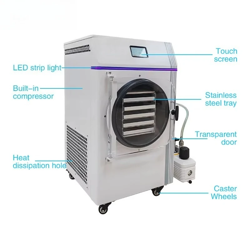 Household kitchen small electric freeze dryer, mini freeze dryer