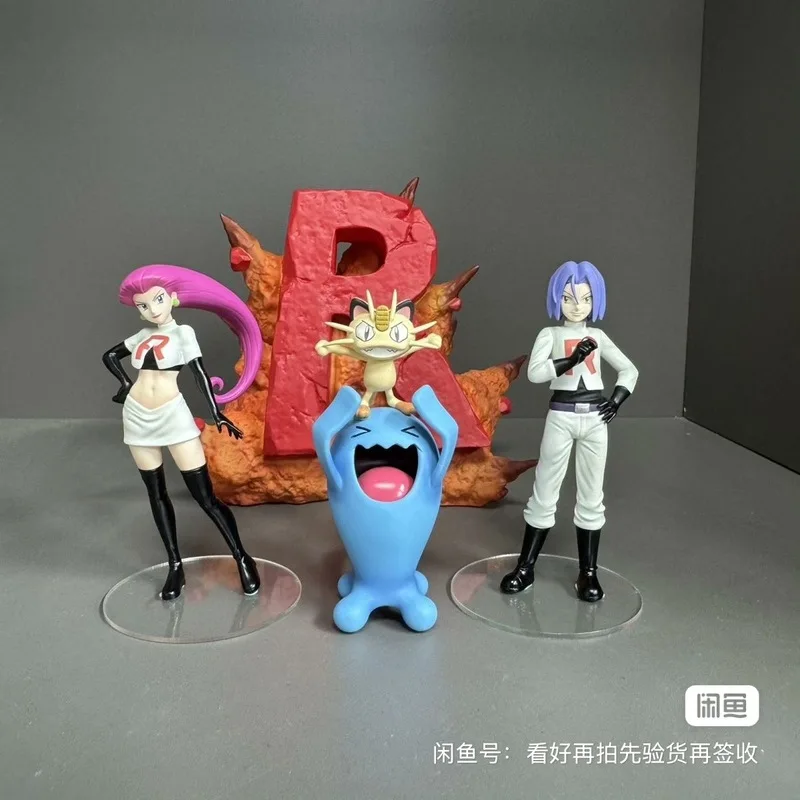 

Новые фигурки аниме «Команда ракеток», фигурки Джесси Джеймса, модель из ПВХ, украшение для комнаты, статуя, детский интересный подарок на день рождения, игрушка