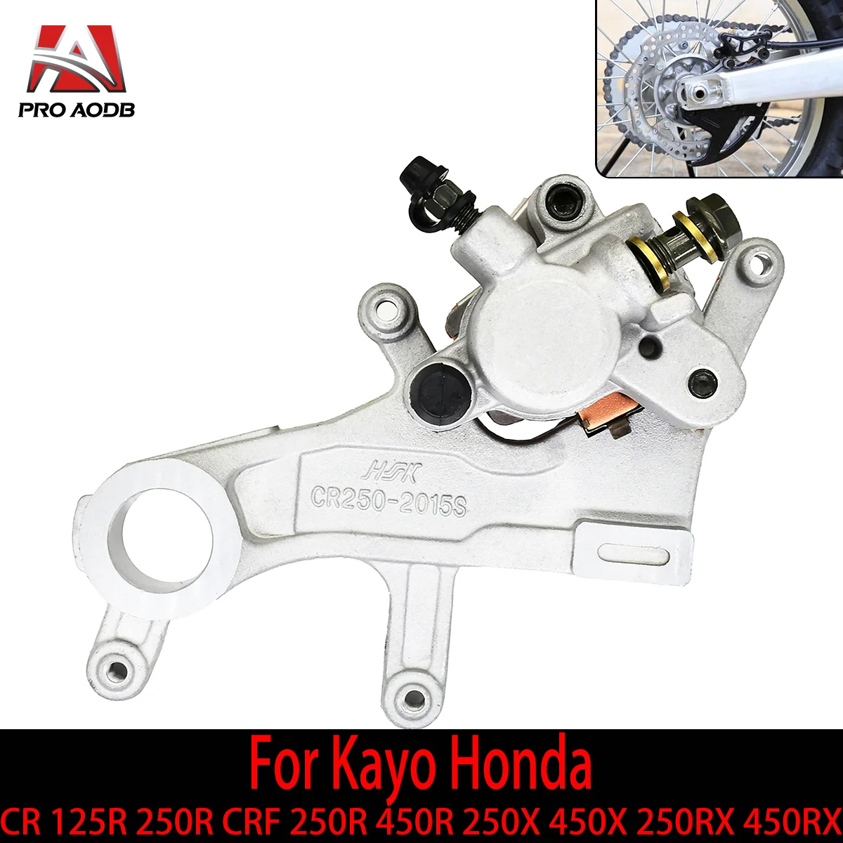 

NEW Motorcycle Rear Brake Caliper Cylinder Pump For Kayo Honda T4 T6 CR 125R 250R CRF 250R 450R 250X 450X 250RX 450RX 2002-2022