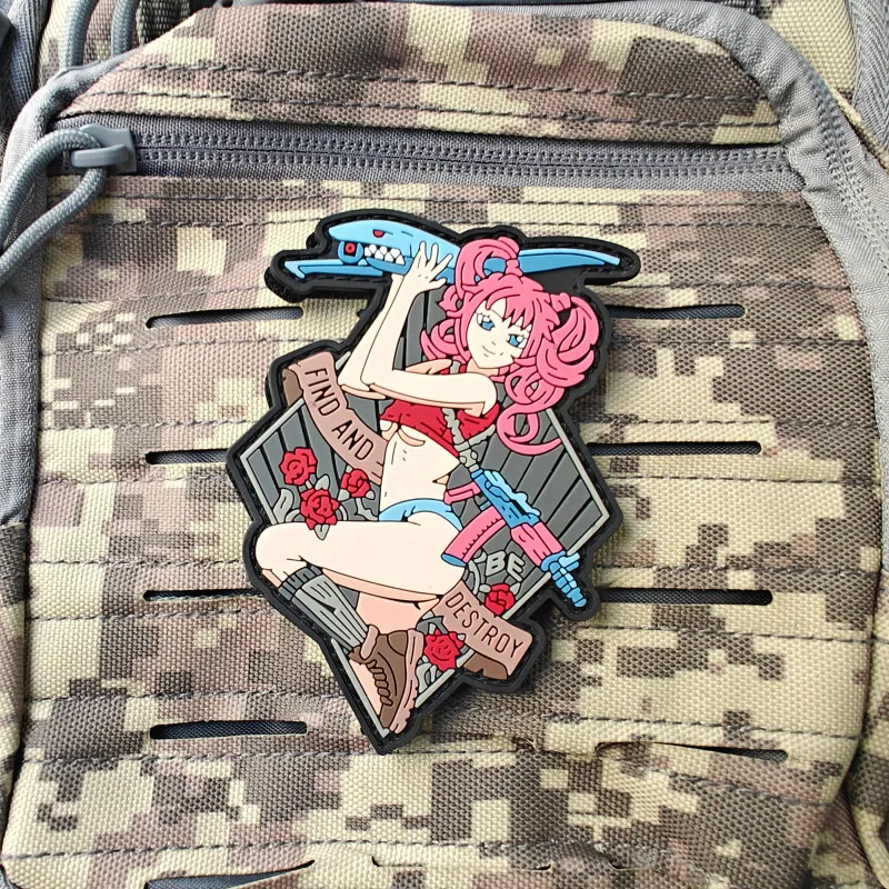 2026 New PVC tactical patches, morale badges, for clothing, hats, rucksacks, tactical gear, hook  loop
