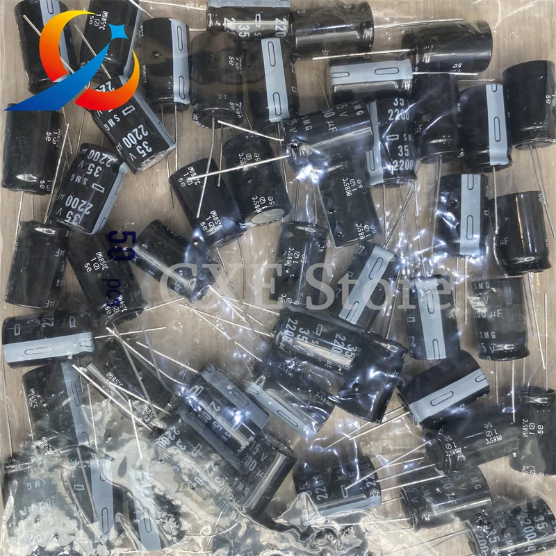 10pcs 35V 2200UF NIPPON NCC SMG Series 16*25mm  Aluminum Electrolytic Capacitor NIPPON CHEMI CON   ESMG350ELL222ML25S NEW