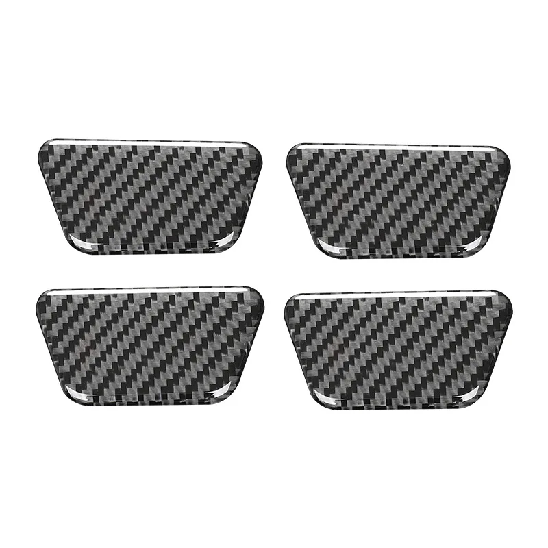 For Audi A4L A4 B8 2009-2016 Q5 2009-2017 A5 2008-2017 Car Inner Door Bowl Decor Cover Trim Stickers Accessories Carbon Fiber