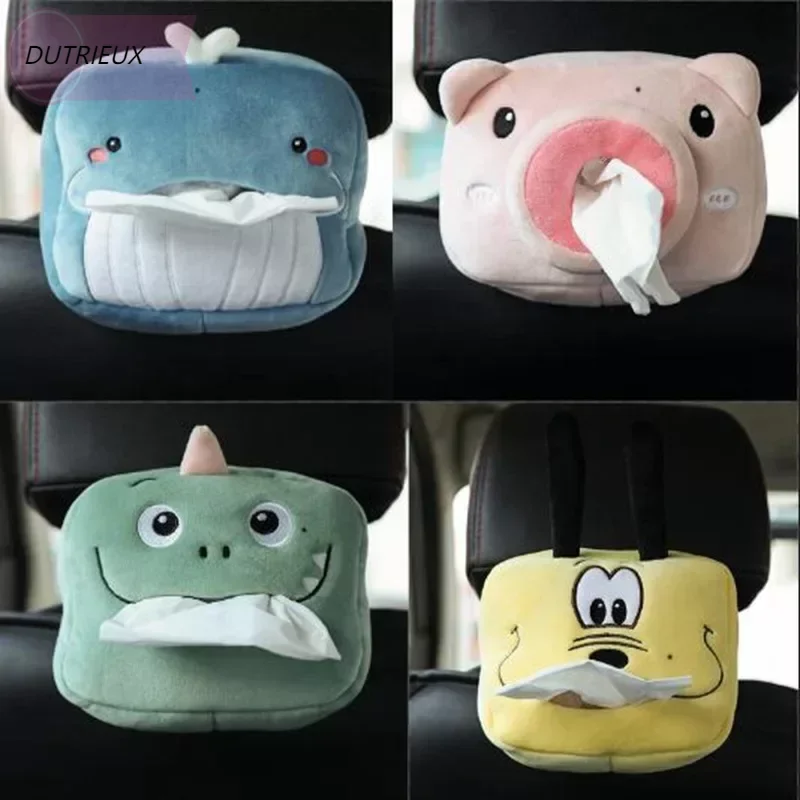 

Tissue Boxes Creative Tissue Box Soft Cartoon Paper Napkin Case Cute Animals Car Paper Boxes Lovely Napkin Holder for Car Seat