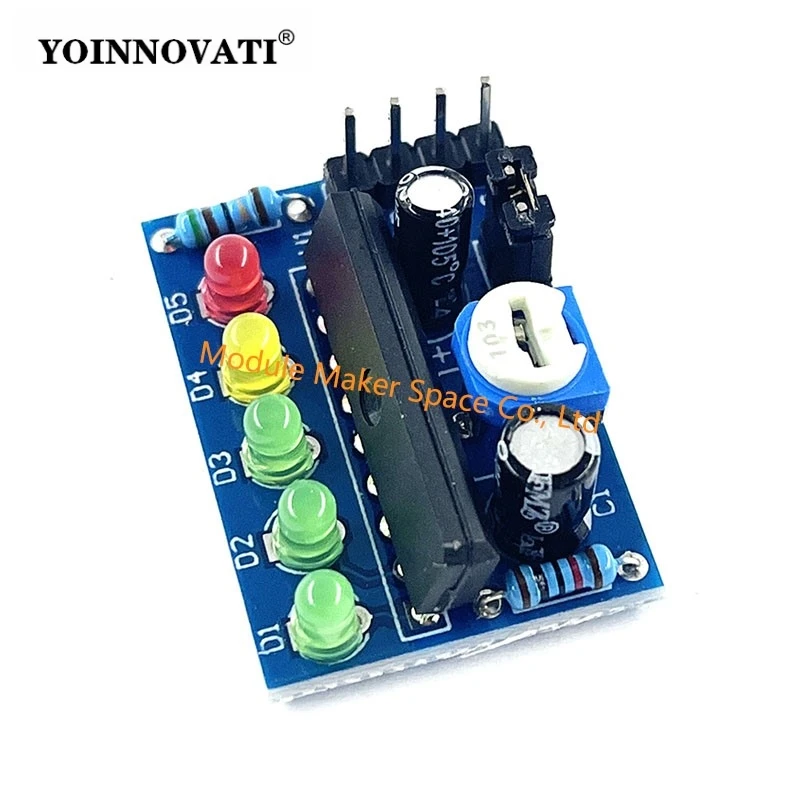 DC 3.5V-12V KA2284 Power Audio Voltage Level Indicator Battery Capacity Indicator Red Green LED For Voltmeter Volume VU Meter