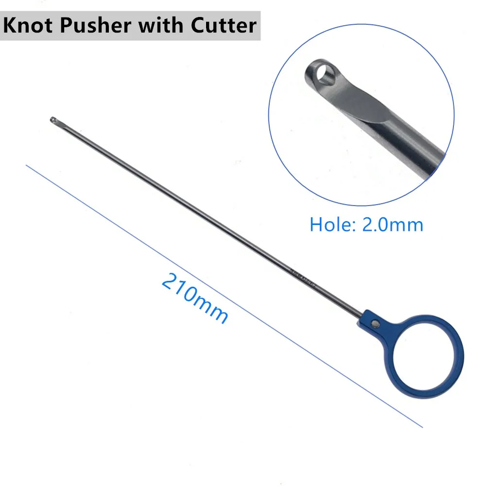 Laparoscopic Knot Pusher laparoscopic instruments  medicine PCL Ligament repair shoulder rotator joint cuff knot pusher