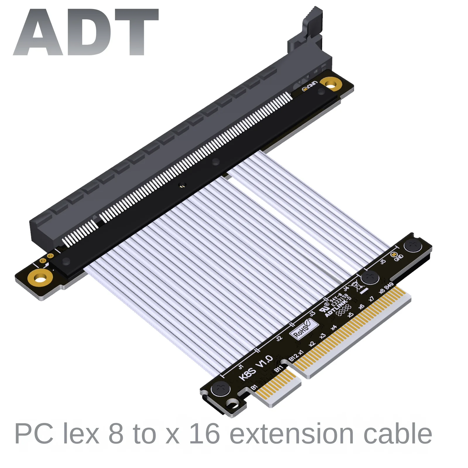 

ADT-Link PCI-E 4.0x8 extension adapter x16pcie supports AMD nVIDIA graphics card