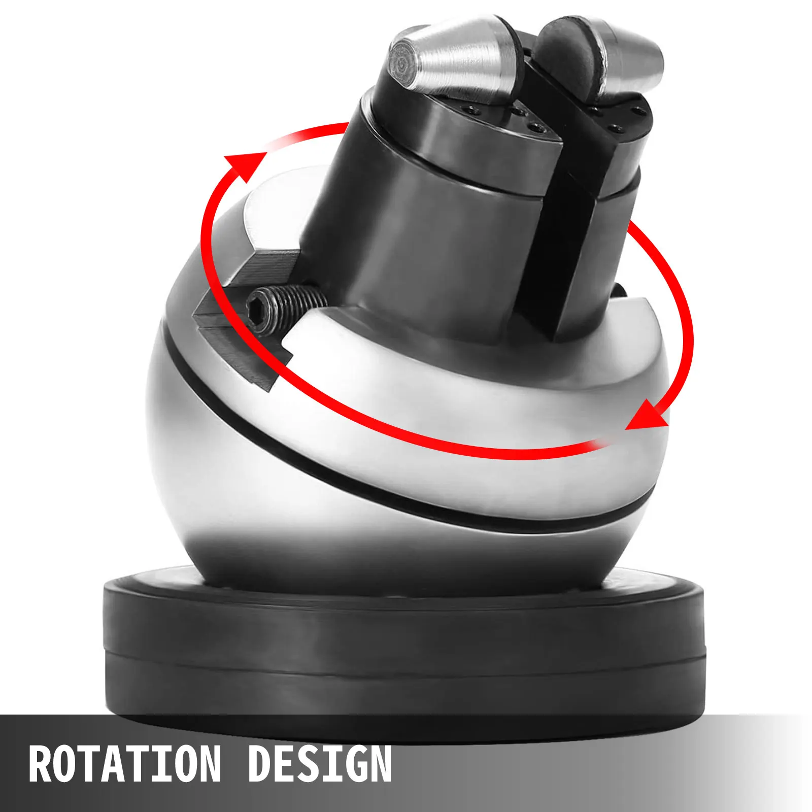 360° Engraver's Ball Vise with 30 Attachments Solid Steel Adjustable Jaws & Rubber Base for Jewelry Making Engraving