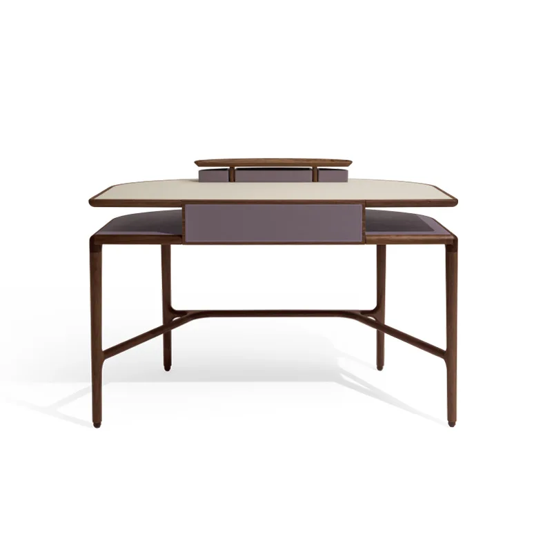 

Giorgetti desk, Italian simplicity, designer style, solid wood, writing table, dressing table