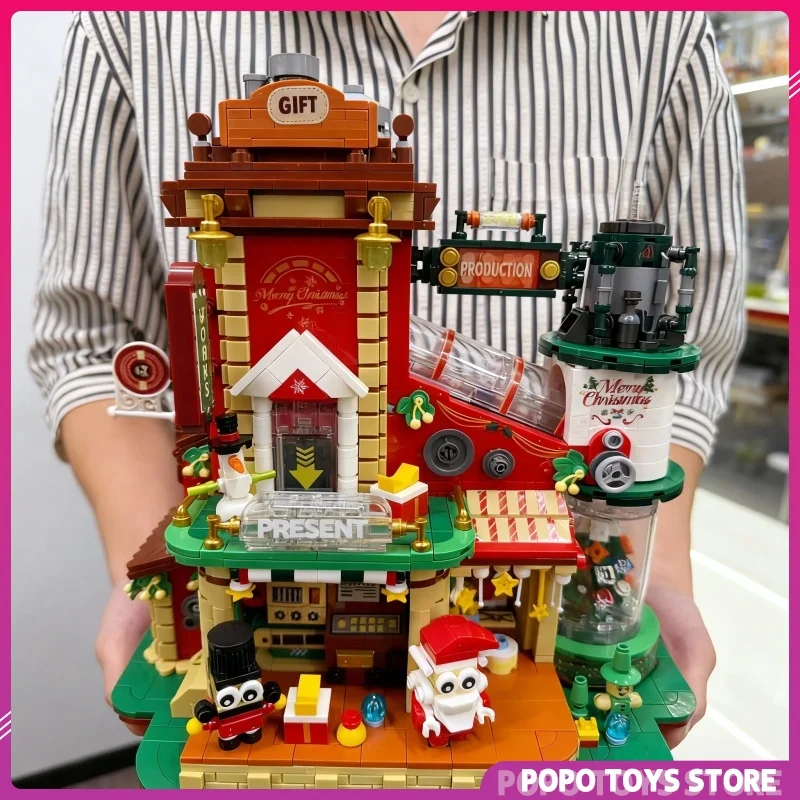 

Lighting Christmas Gift Factory Mechanical Dynamic System Scene Architectural Model Girl Assembly Ornament Birthday Gifts