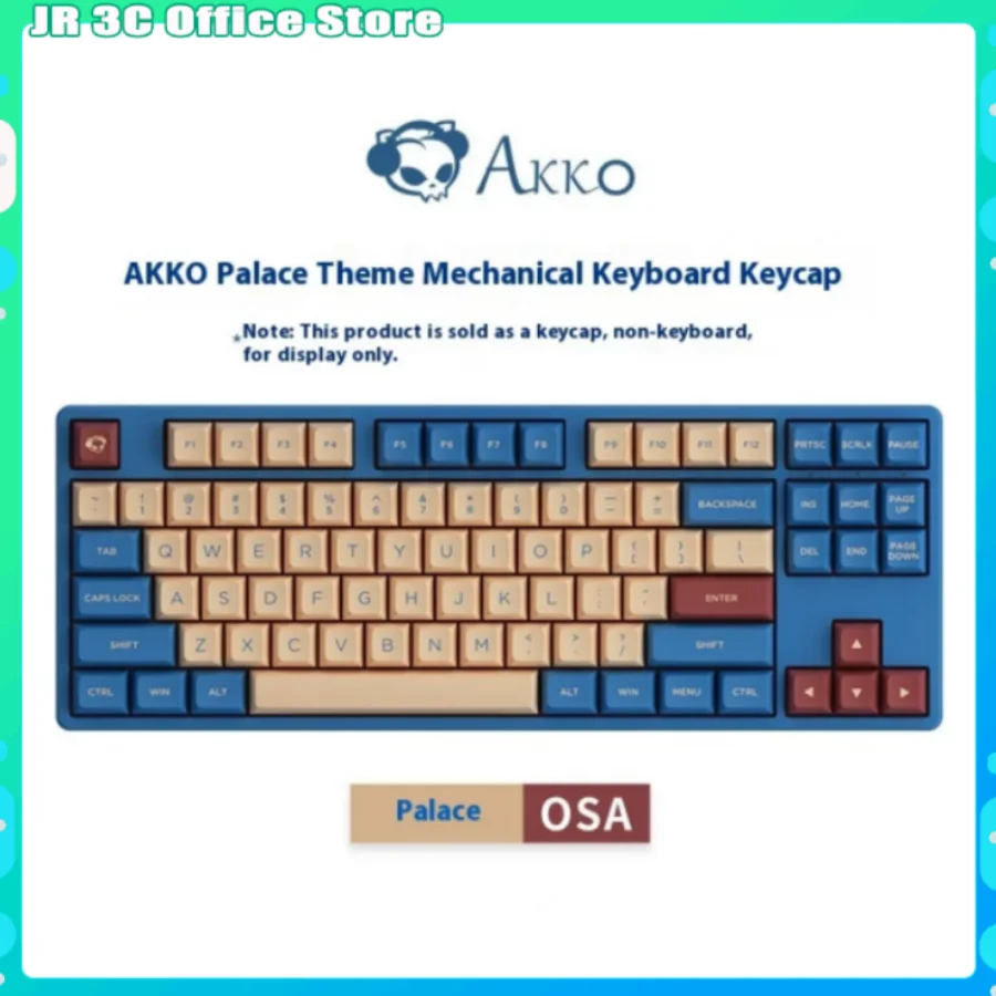 Akko187-Keycap Pbt Double-Shot Osa Profile Mechanical Keyboard Keycaps Herb Garden Keycap Set Compatible With Major Layouts