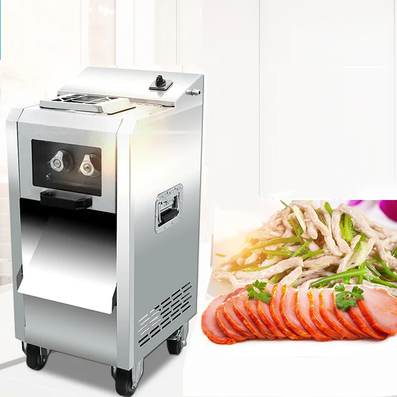 Cortadora de carne automática, máquina de corte individual multifunción, cortadora triturada para el hogar