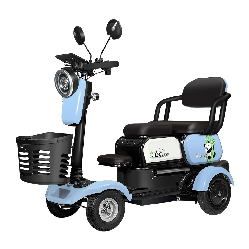 

EA5 обернутый трехместный электрический четырехколесный велосипед для пожилых людей с ограниченными возможностями, детский электрический трехколесный велосипед