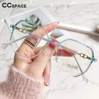 56224 Gafas para miopía terminadas, montura de marca de lujo Vintage para mujer, gafas con bloqueo de luz azul para miopía de 0 a 6,0