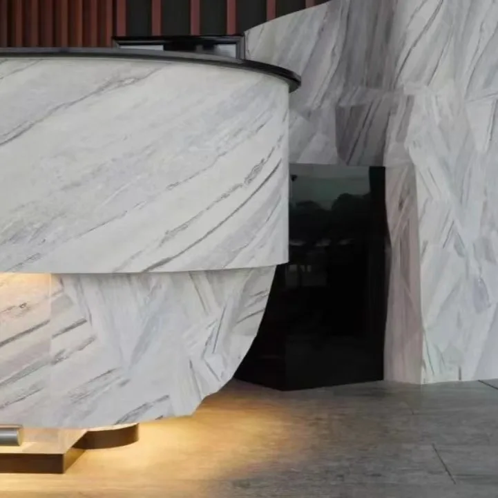 Wholesale Ultra-thin translucent stone Flexible indoor and outdoor wall decoration materials Natural appearance artificial stone