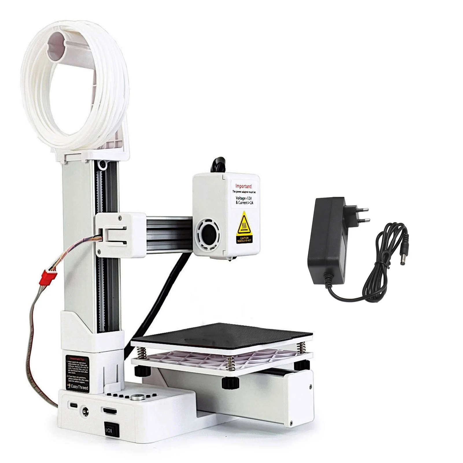 Kleine Frequentieverdeling Multiplexing 3D-printer Hoge nauwkeurigheid Snelle verwarming Compacte 3D-drukmachine 100X100X100MM