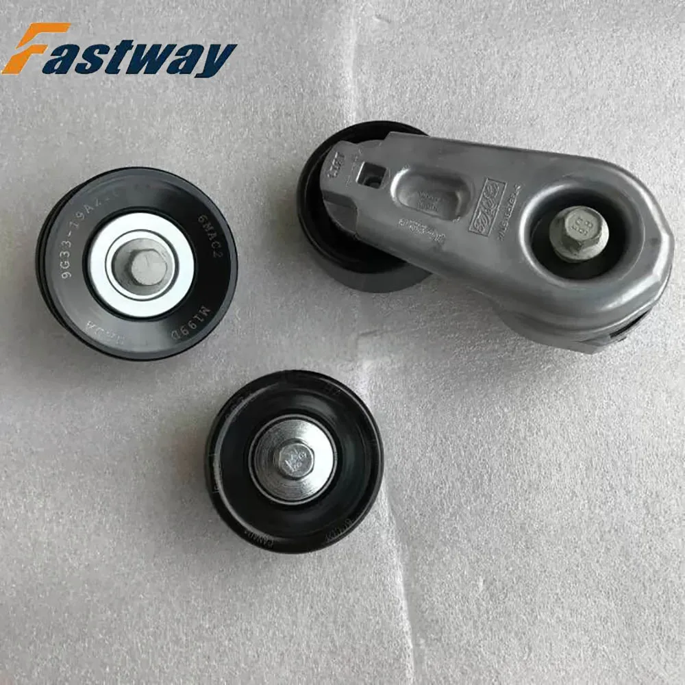 

Tensioner Pulley Idler Pulley Timing Belt Tensioner Engine Timing Belt Kit for Aston Martin V8 Vantage 6G336B209AC 6G3319A216BA