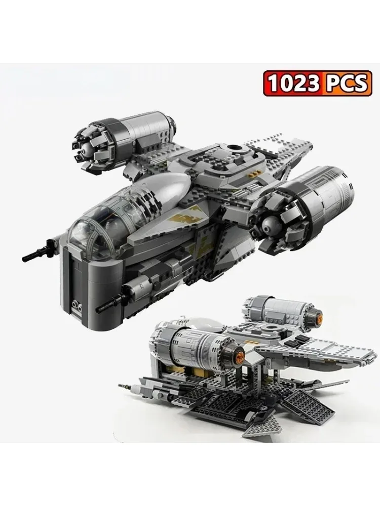 Blocs de construction exclusifs avec écusson Razored, 1023 pièces, jouets étoiles 75292 pour enfants, cadeaux de noël, nouveau, en Stock