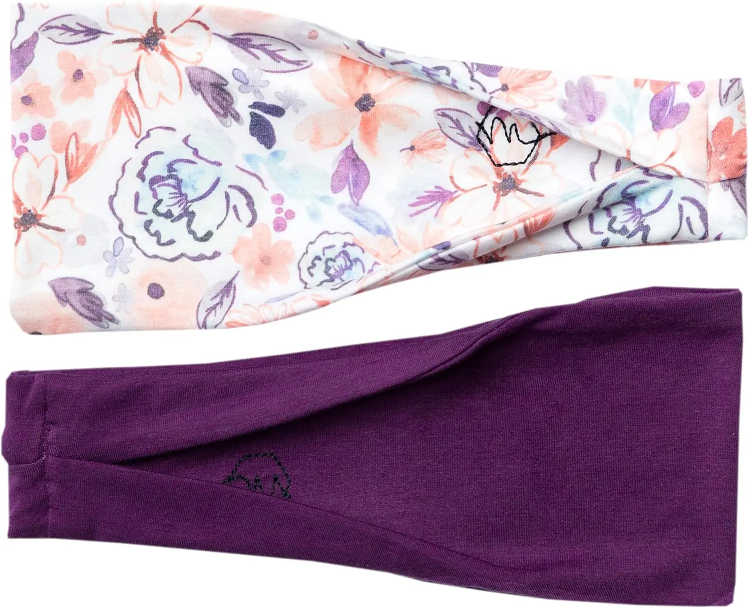

4" Wide Non-Slip Workout Headbands for Women (2 Pack) – Sweat-Wicking for Gym, Running & Yoga