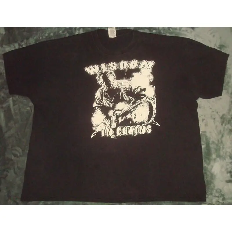 WISDOM IN CHAINS T SHIRT 2XL CHAINSAW HARDCORE PUNK MADBALL KILLING TIME PAHC